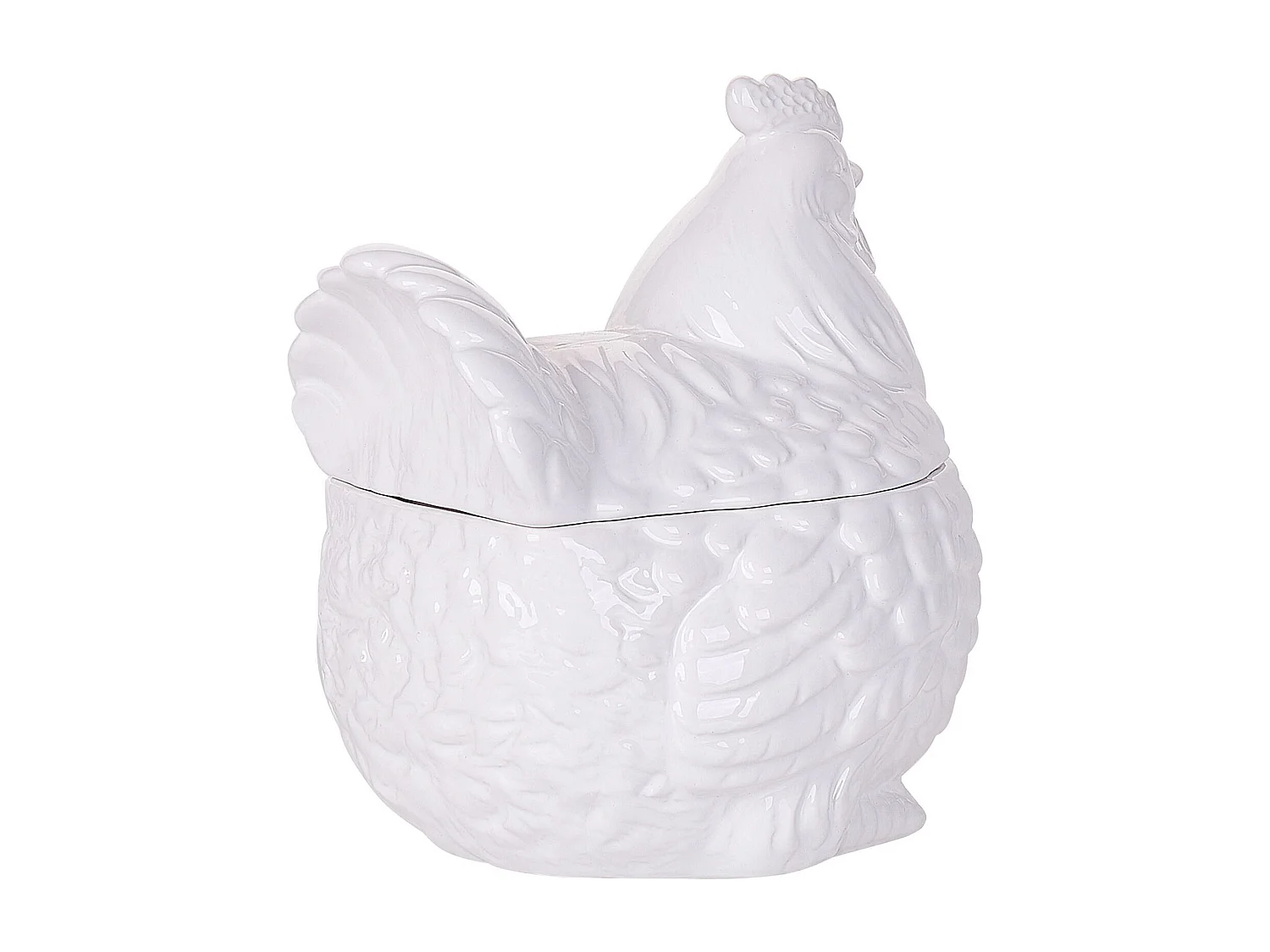 Accessoire Décoratif Poule BINIC Céramique Blanc