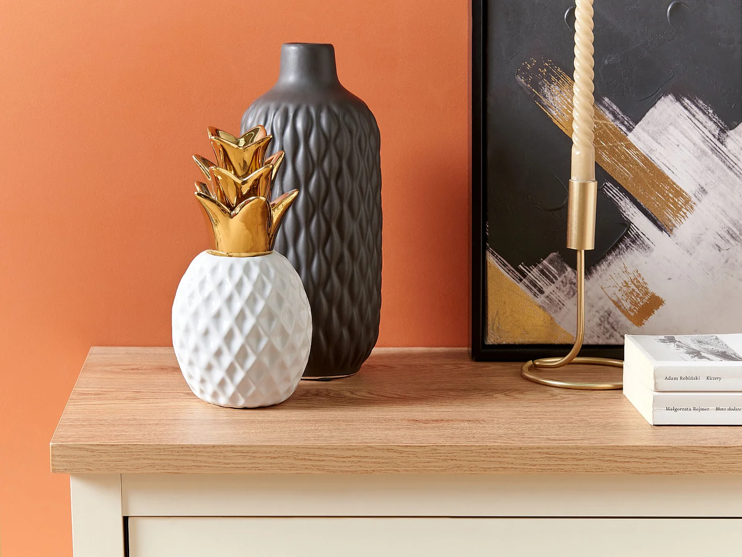 Decoratief accessoire TYANA Keramiek Wit