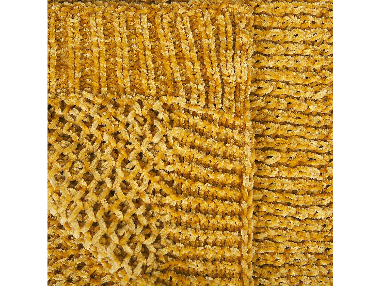 Kuscheldecke HAIFA 150 x 200 cm Senfgelb