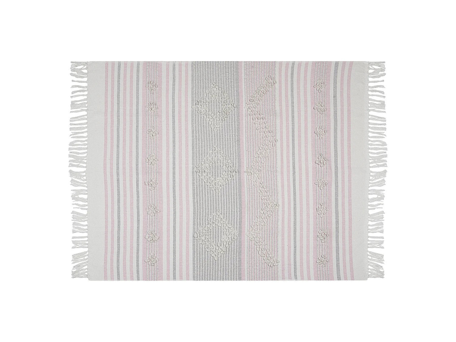 Plaid KAMAN Stof 125 x 150 cm Roze