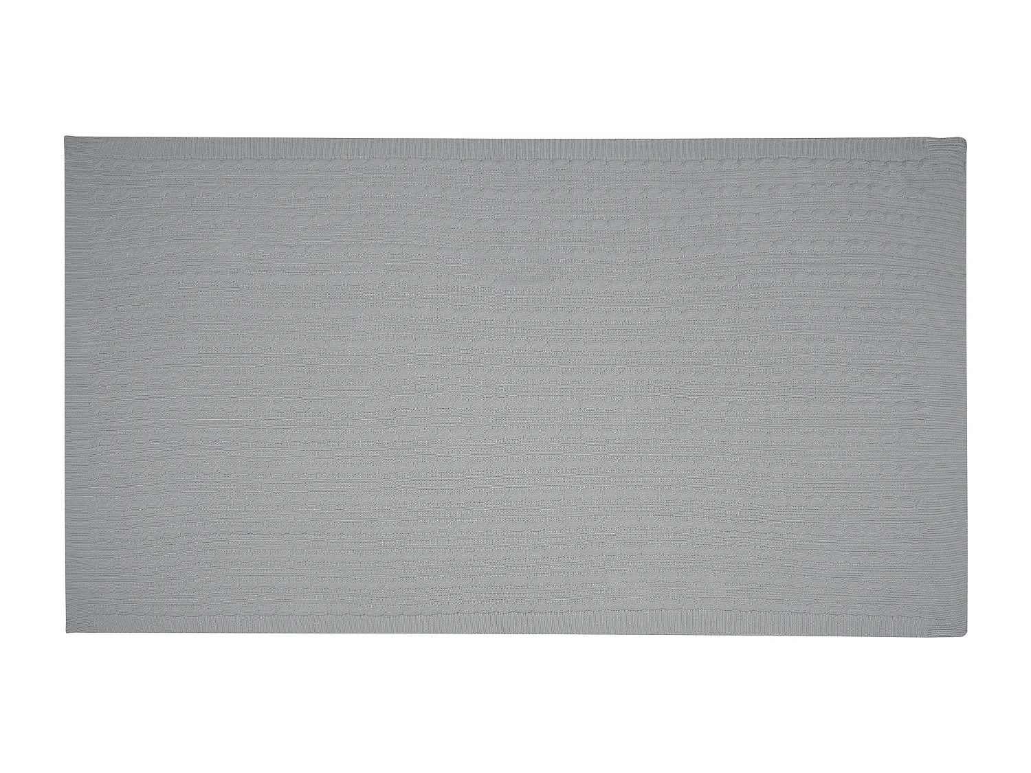 Manta ANAMUR Algodón 110 x 180 cm Gris claro