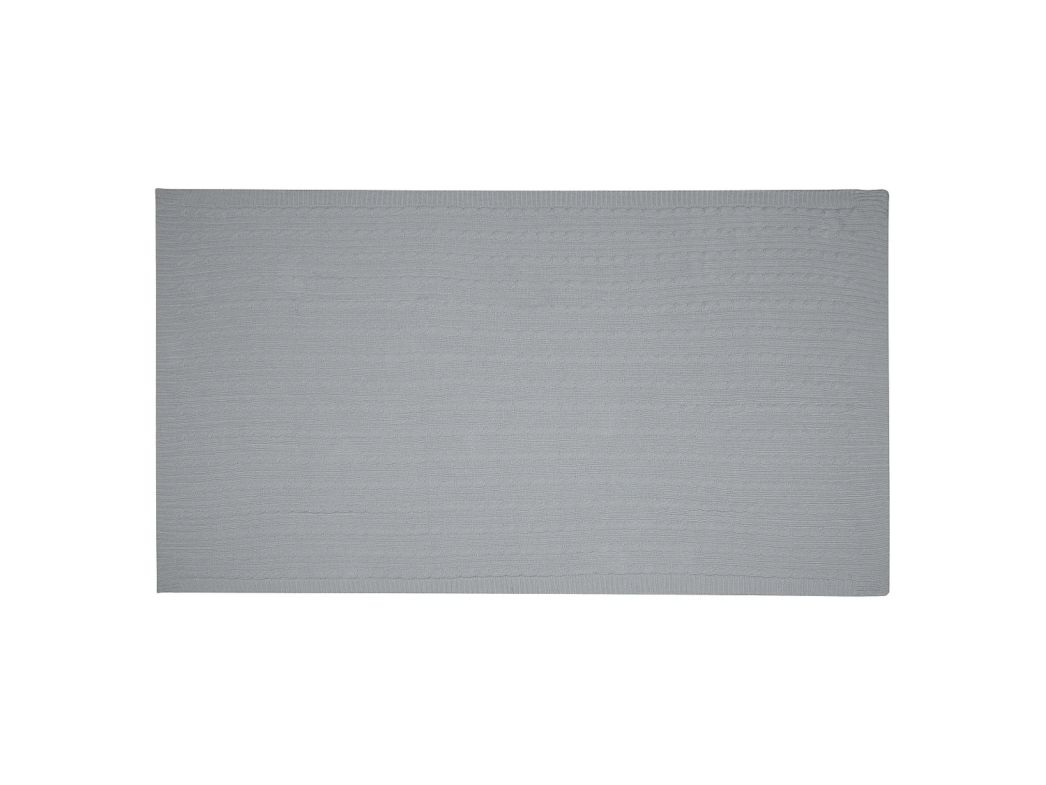Couverture ANAMUR Coton 110 x 180 cm Gris clair