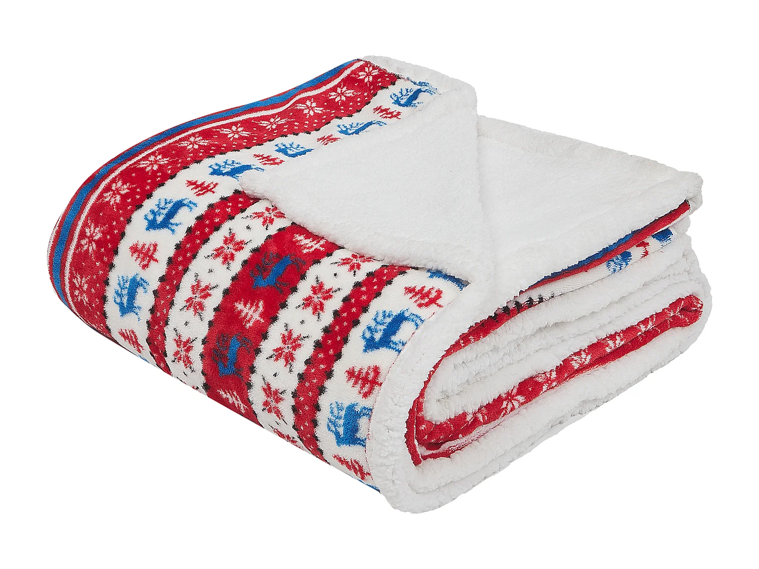 Plaid REKA 200 x 220 cm Rood