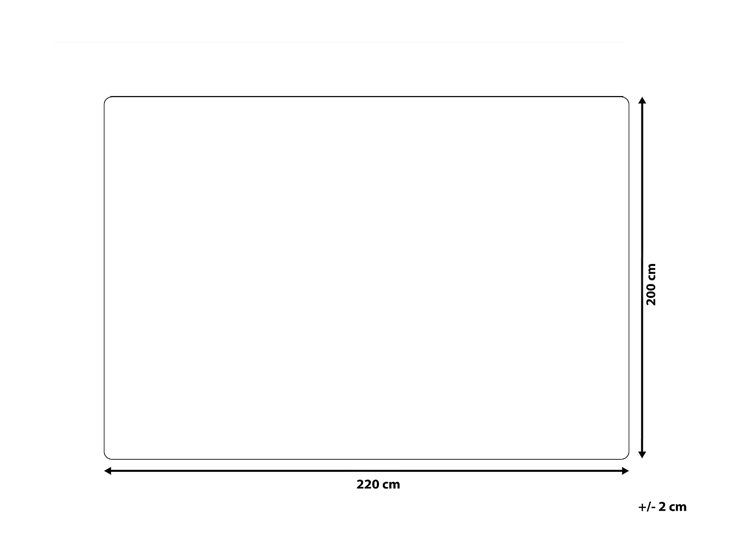 Plaid REKA 200 x 220 cm Rood