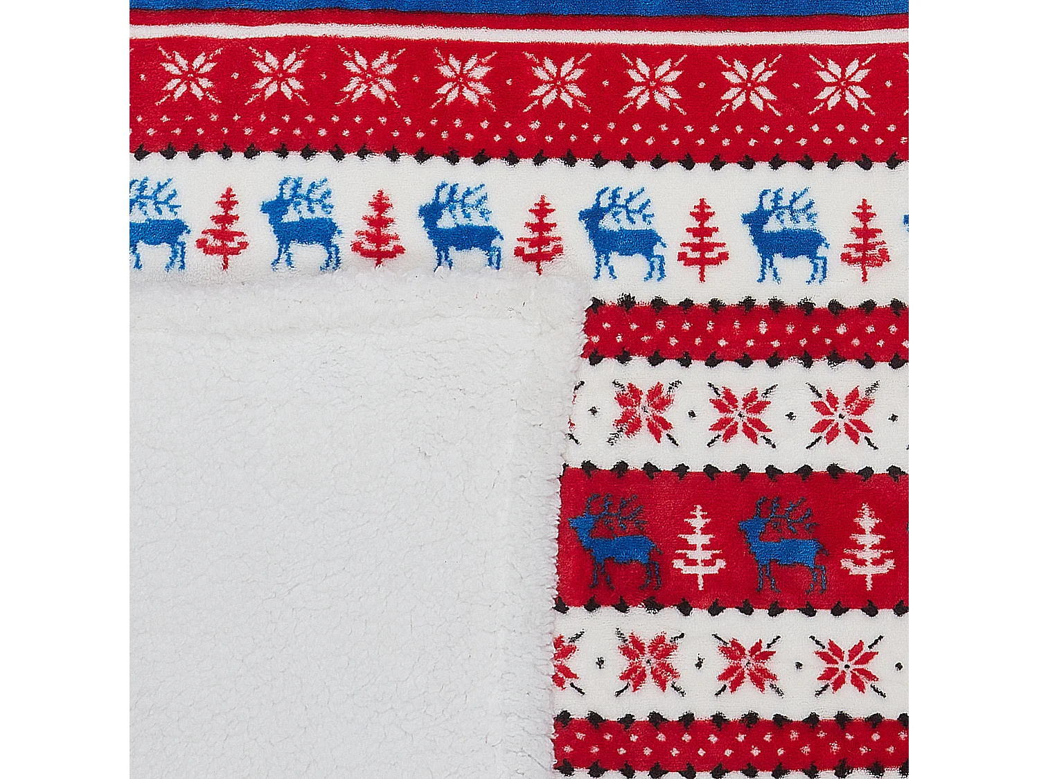 Plaid REKA 200 x 220 cm Rood