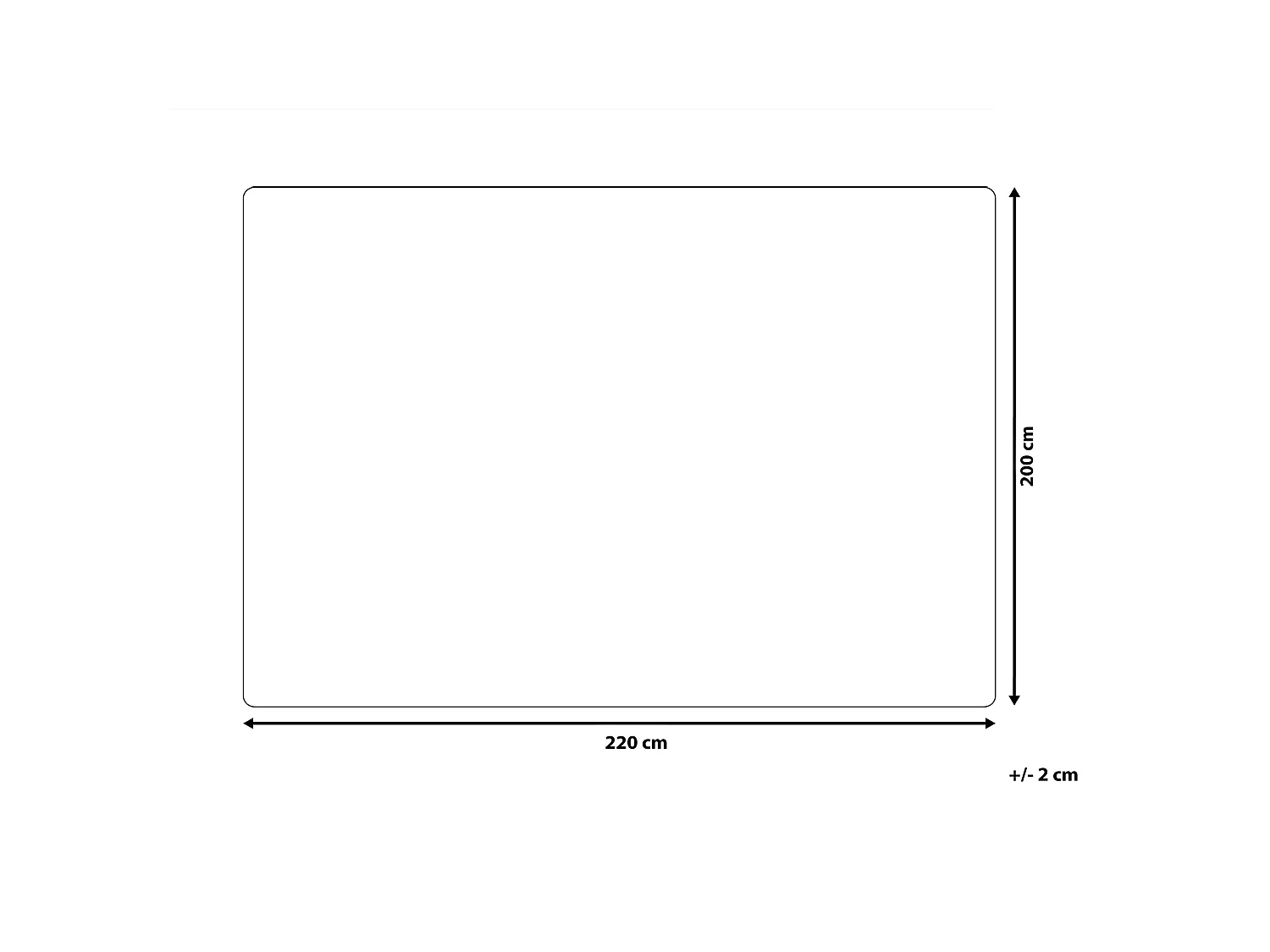 Couverture REKA 200 x 220 cm Rouge