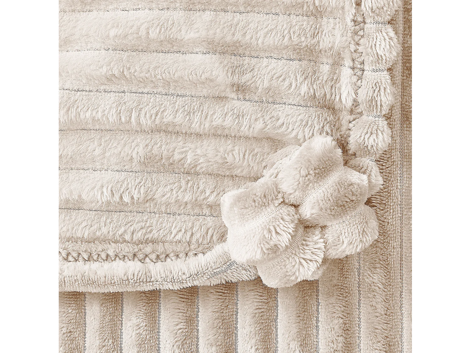 Coperta KAWERI 150 x 200 cm Beige