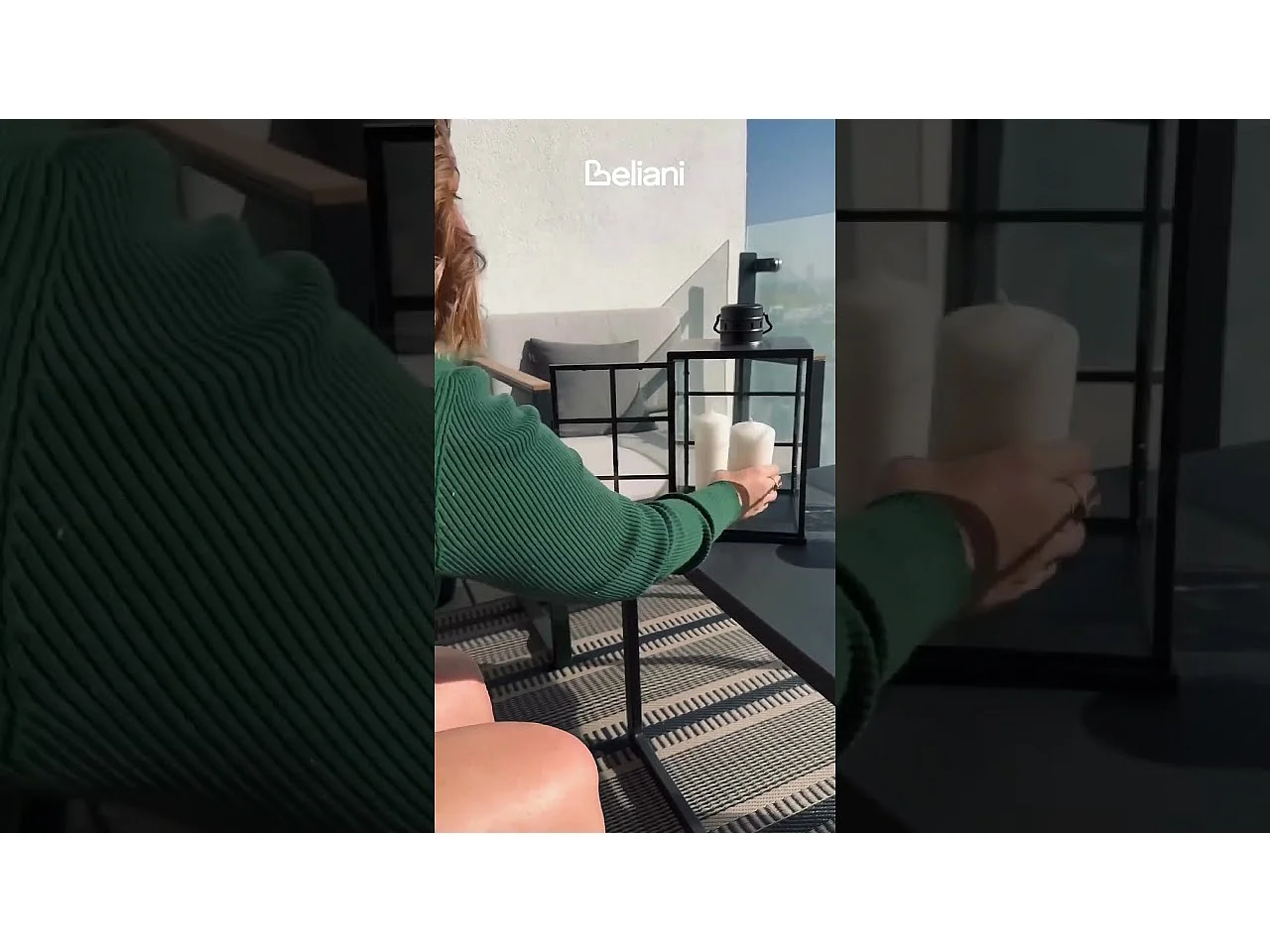 Couverture TILMI Coton 130 x 160 cm Beige clair