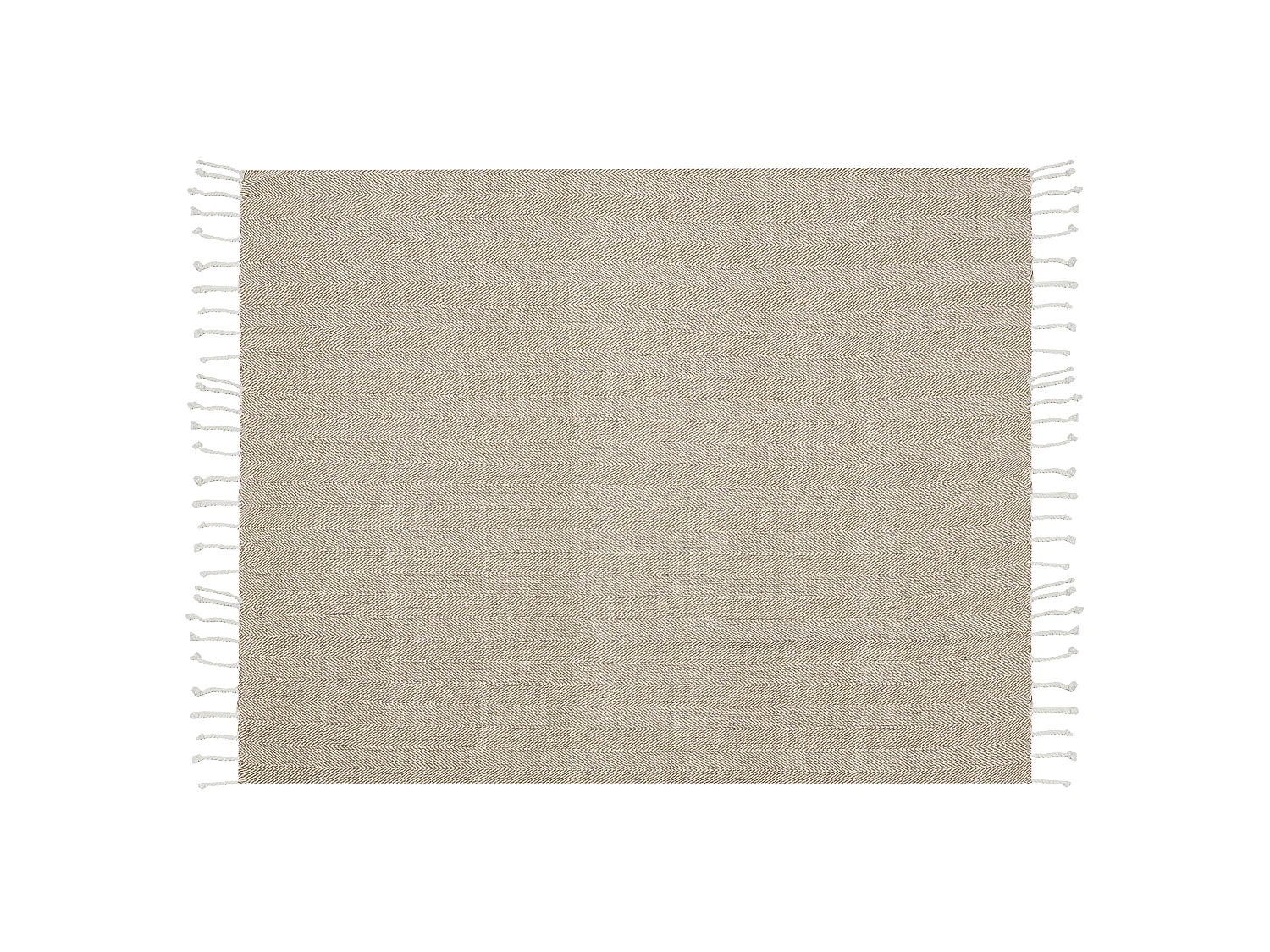 Blanket TILMI Cotton 130 x 160 cm Light Beige