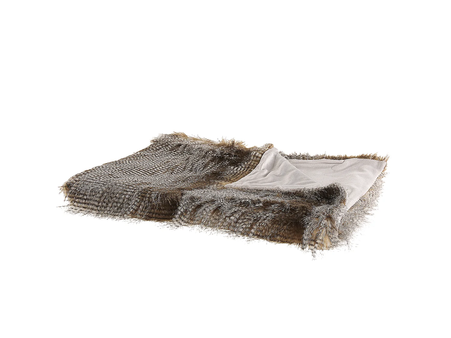 Plaid ASDAD Stof 150 x 200 cm Bruin