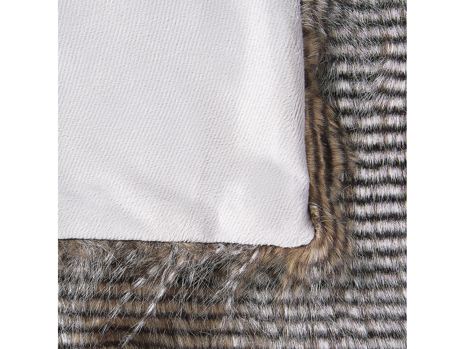 Plaid ASDAD Stof 150 x 200 cm Bruin