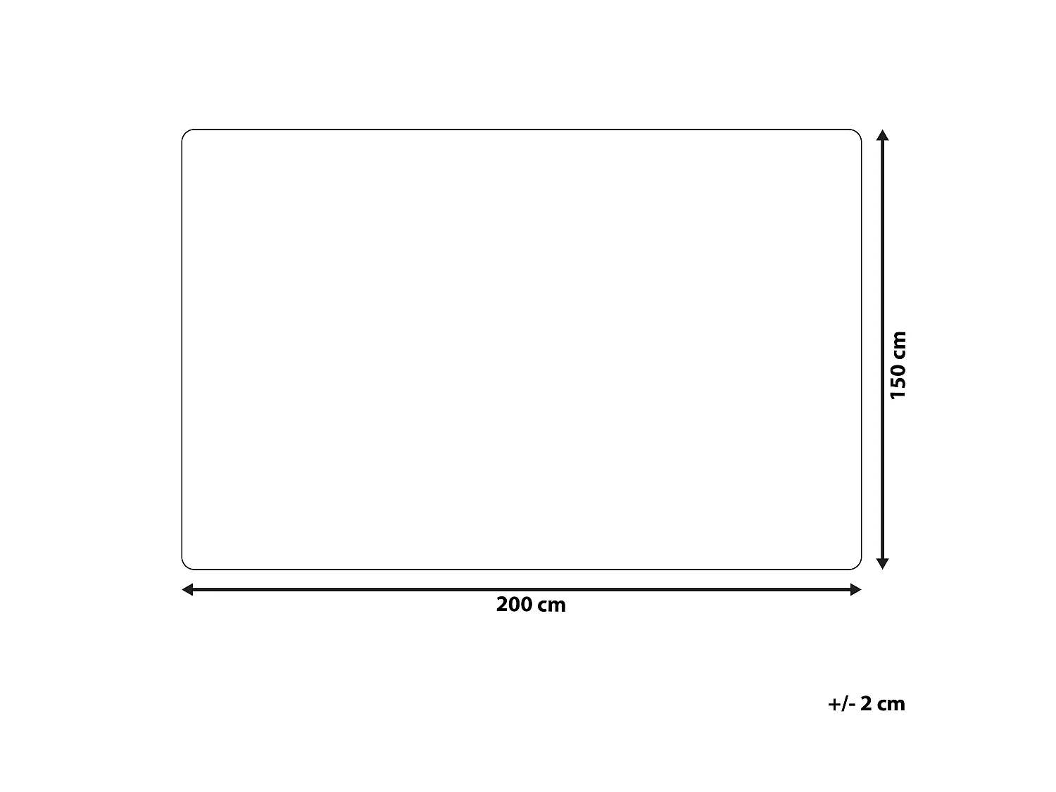 Plaid ASDAD Stof 150 x 200 cm Bruin