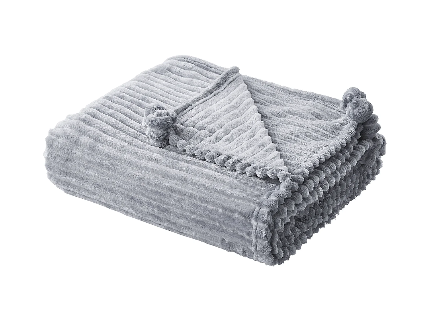 Couverture KAWERI 150 x 200 cm Gris