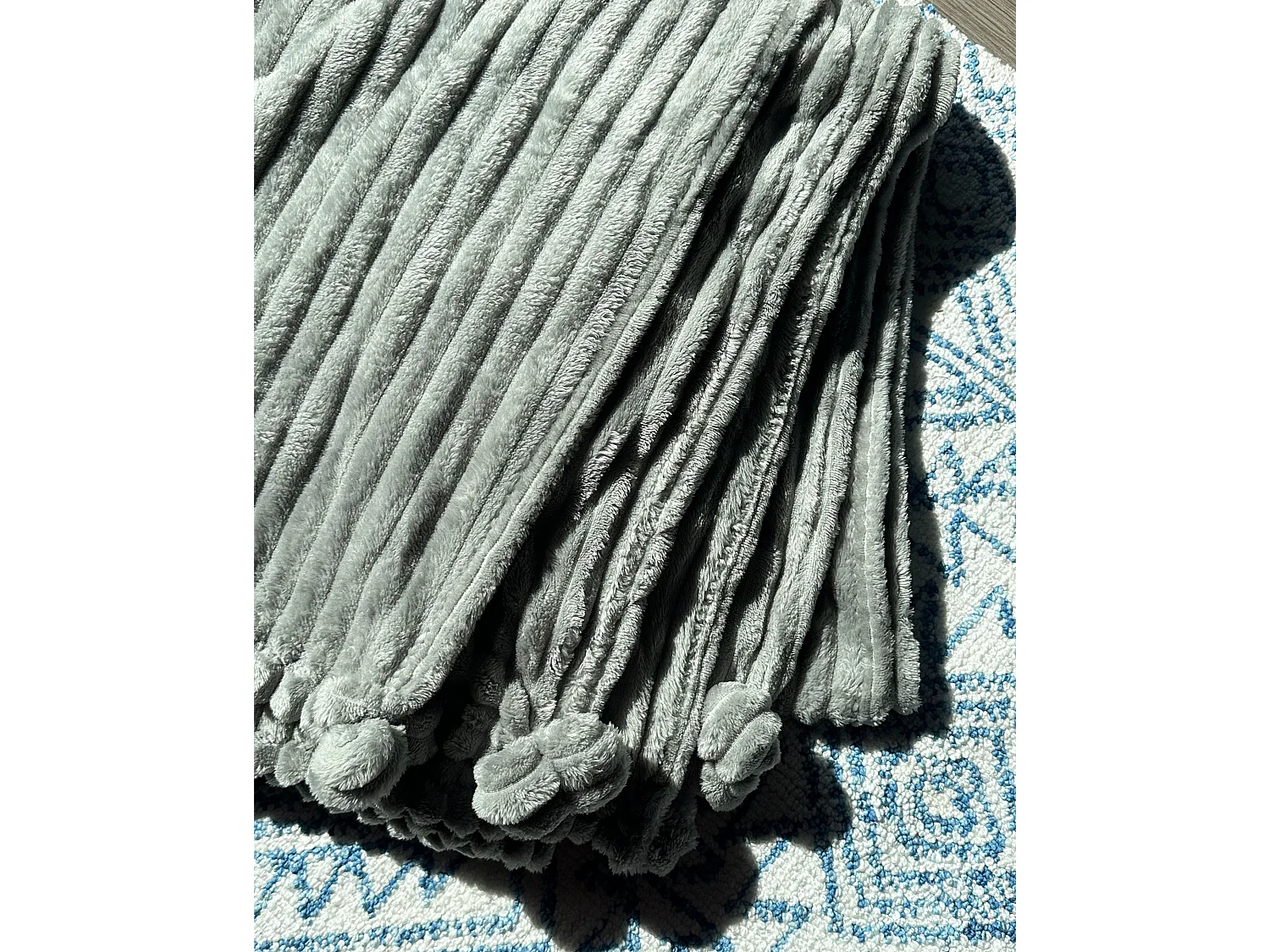 Couverture KAWERI 150 x 200 cm Gris