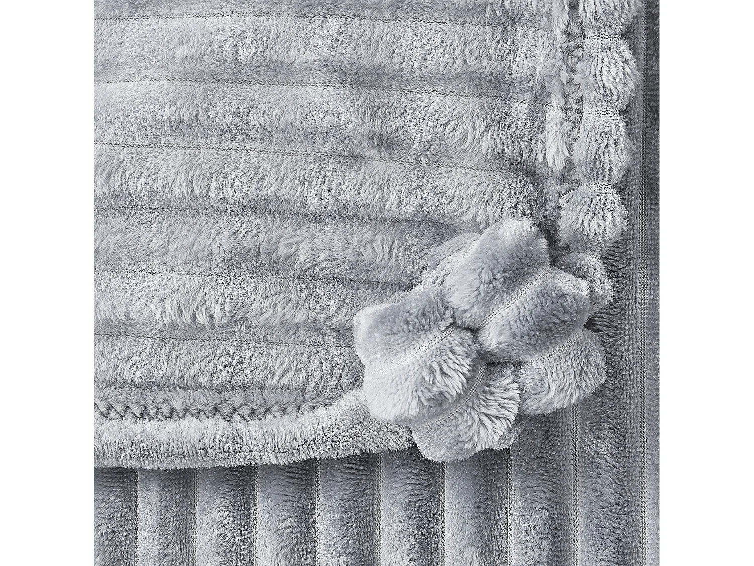 Blanket KAWERI 150 x 200 cm Grey