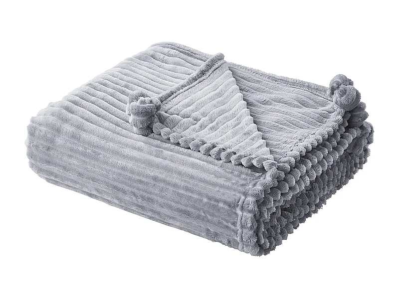 Couverture KAWERI 150 x 200 cm Gris