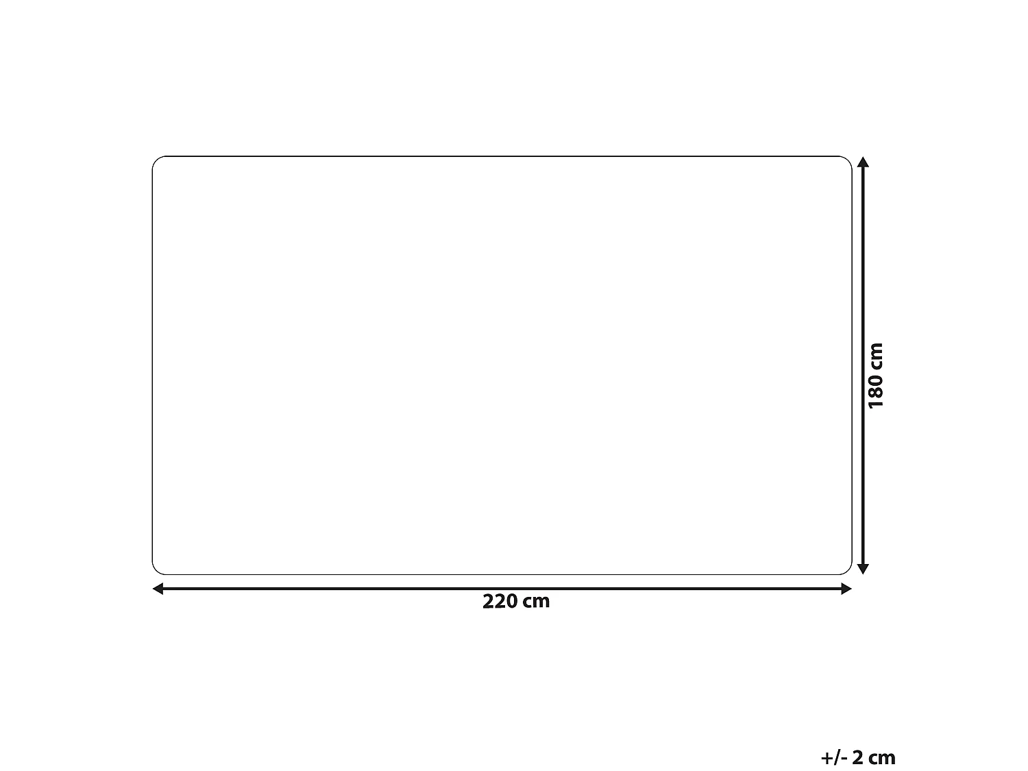 Couverture ABTEH 180 x 220 cm Blanc cassé