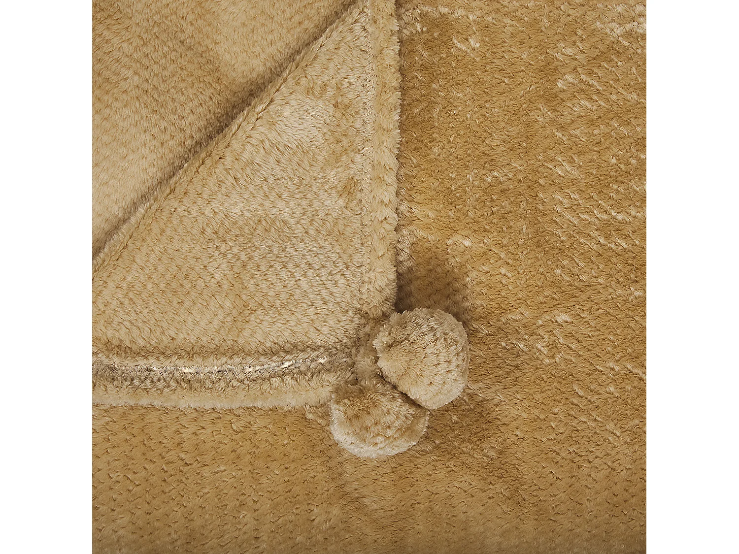 Couverture SAITLER 150 x 200 cm Moutarde