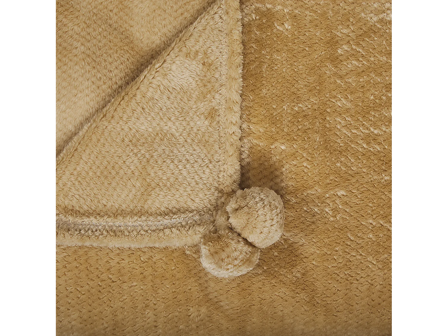 Couverture SAITLER 150 x 200 cm Moutarde