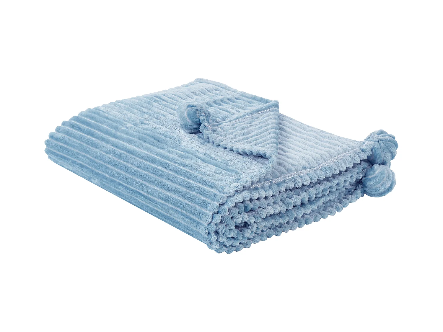 Couverture KAWERI 150 x 200 cm Bleu clair