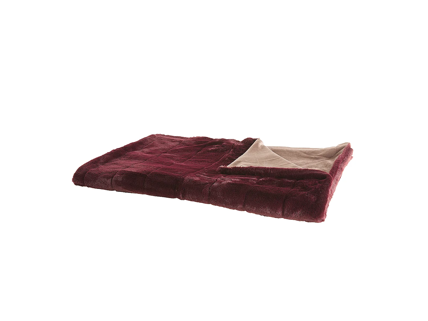 Couverture TANTAN 150 x 200 cm Rouge Bordeaux