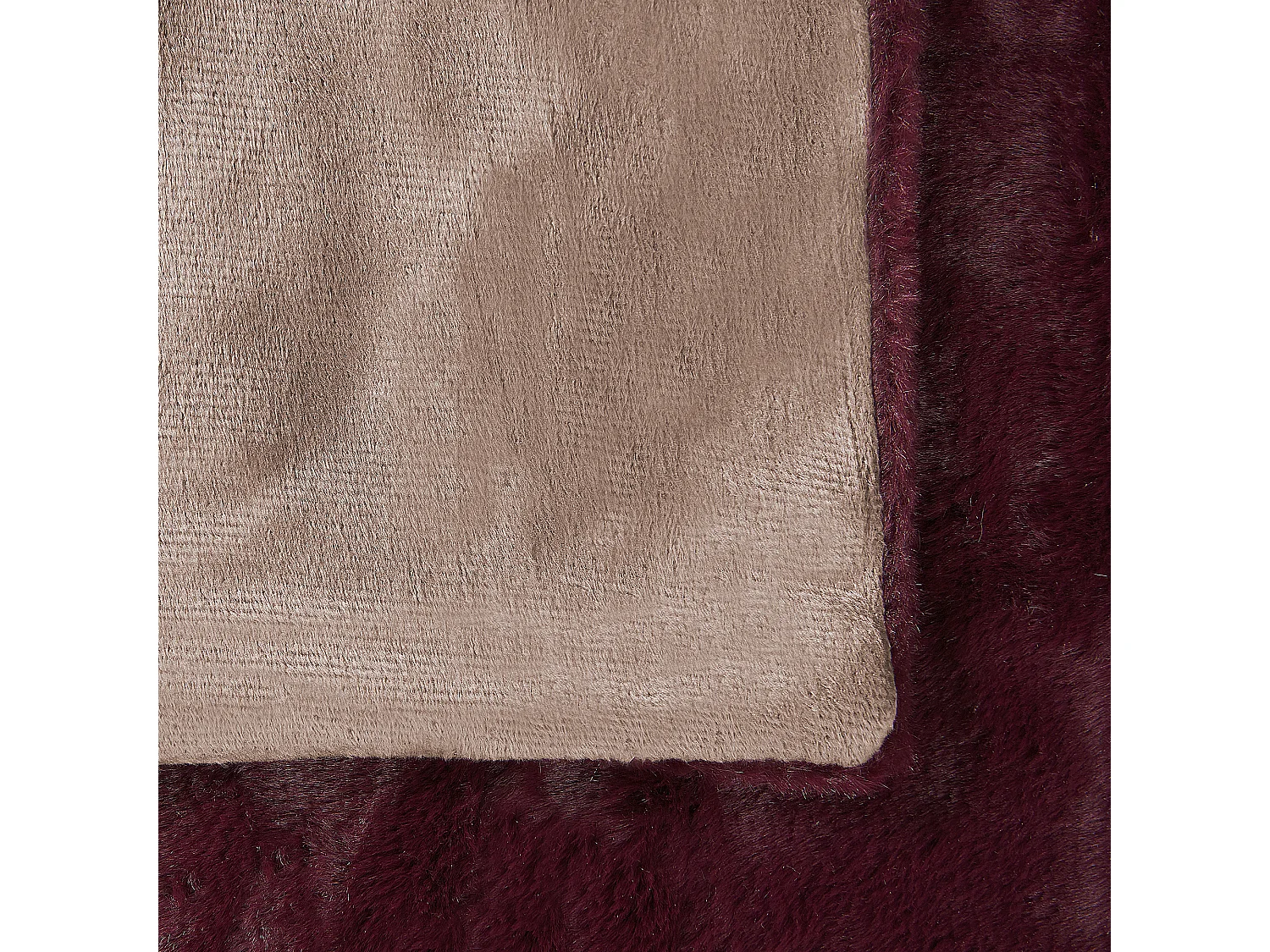 Blanket TANTAN 180 x 220 cm Burgundy