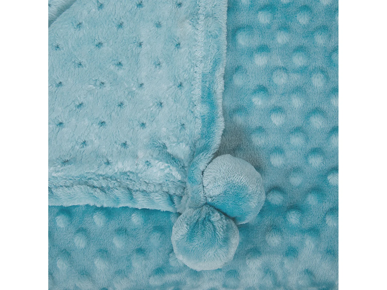 Plaid SAMUR 150 x 200 cm Lichtblauw