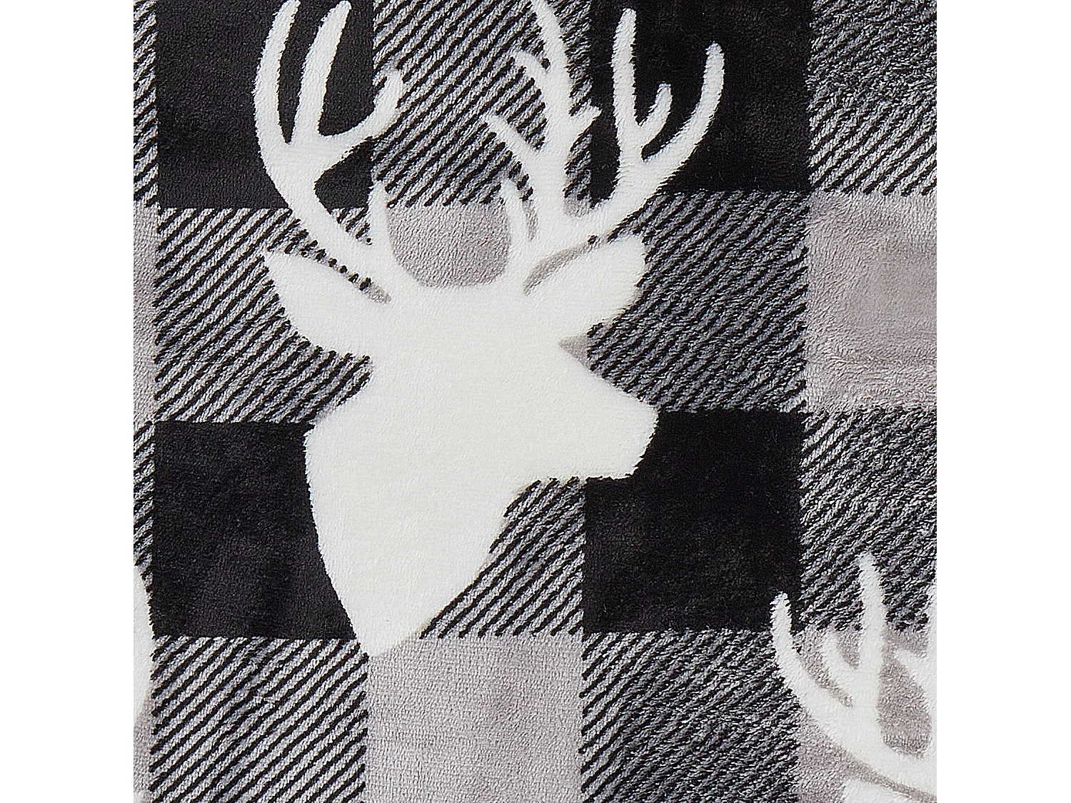 Plaid SHOREN 150 x 200 cm Donkergrijs