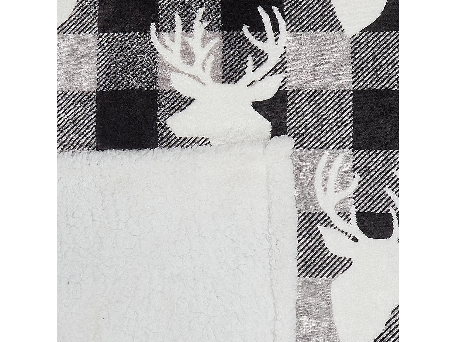 Plaid SHOREN 150 x 200 cm Donkergrijs