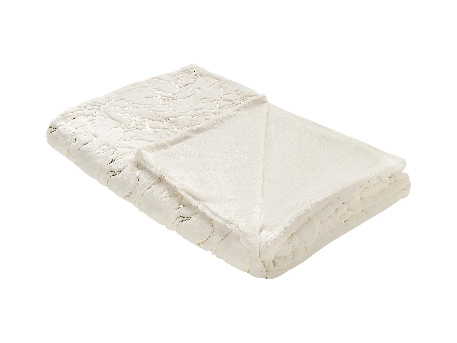 Couverture GODAVARI 130 x 180 cm Blanc cassé