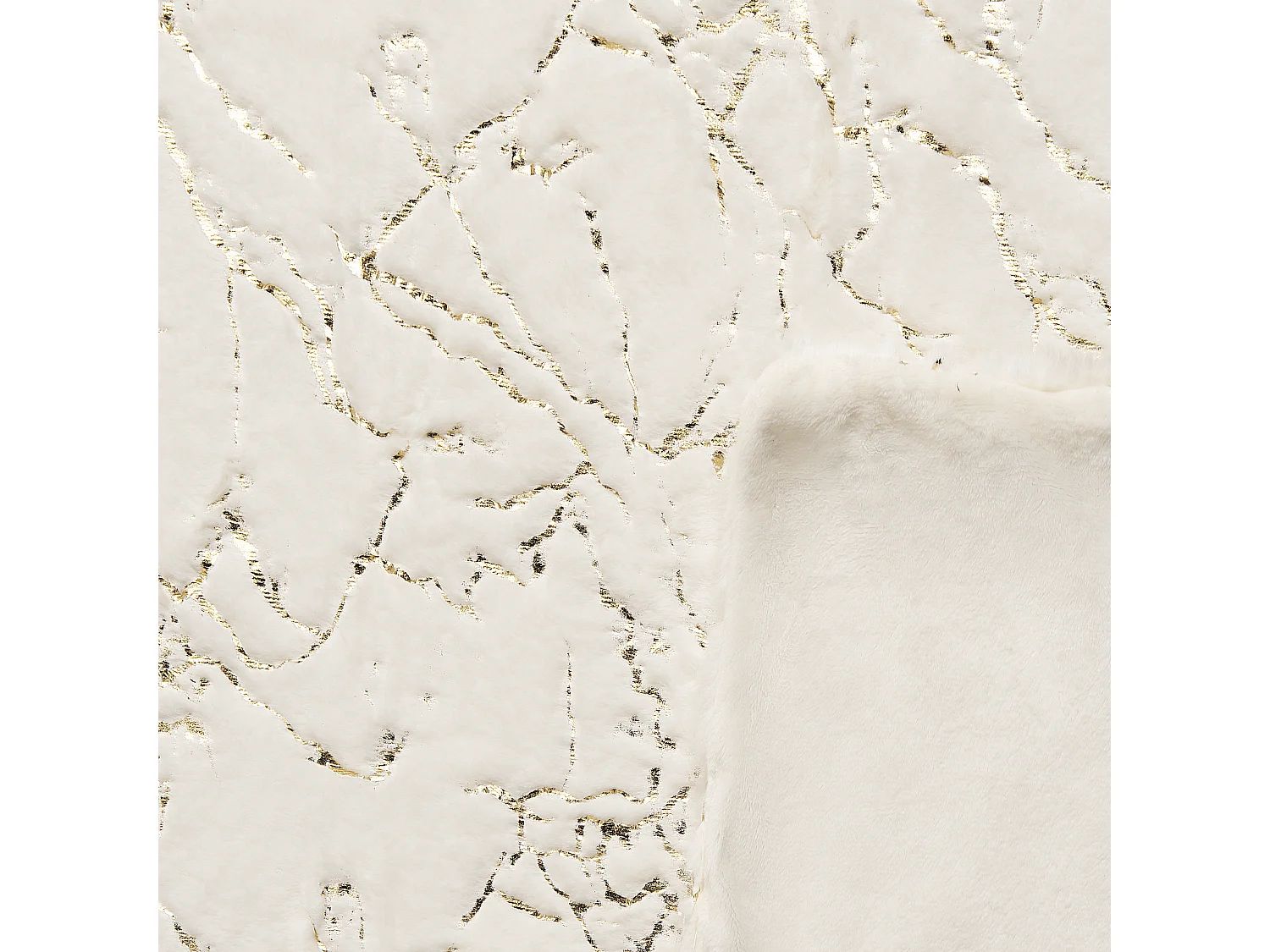 Couverture GODAVARI 130 x 180 cm Blanc cassé