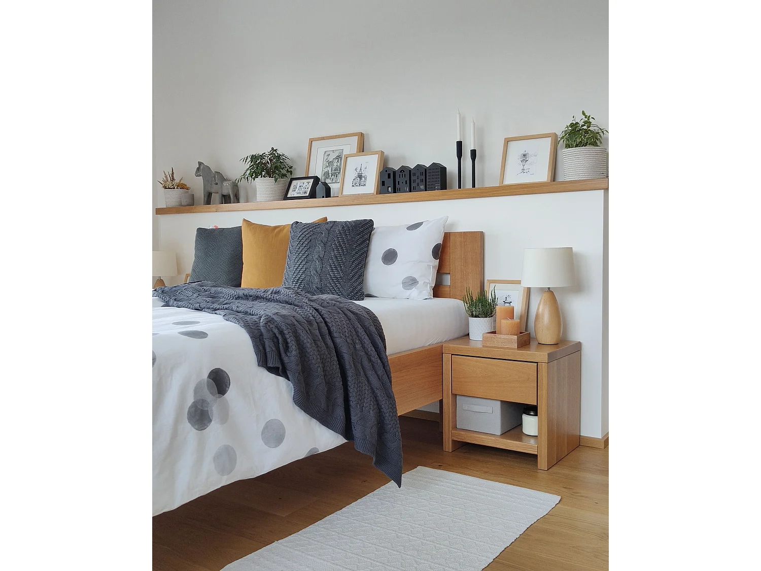 Couverture FETHIYE Coton 140 x 170 cm Gris foncé