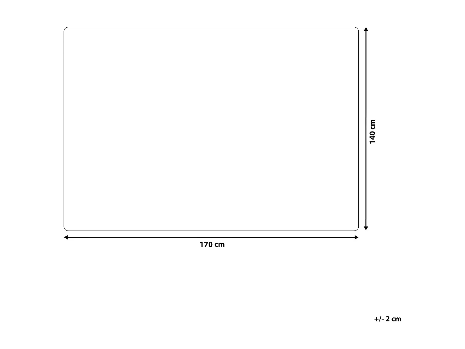 Couverture FETHIYE Coton 140 x 170 cm Gris foncé