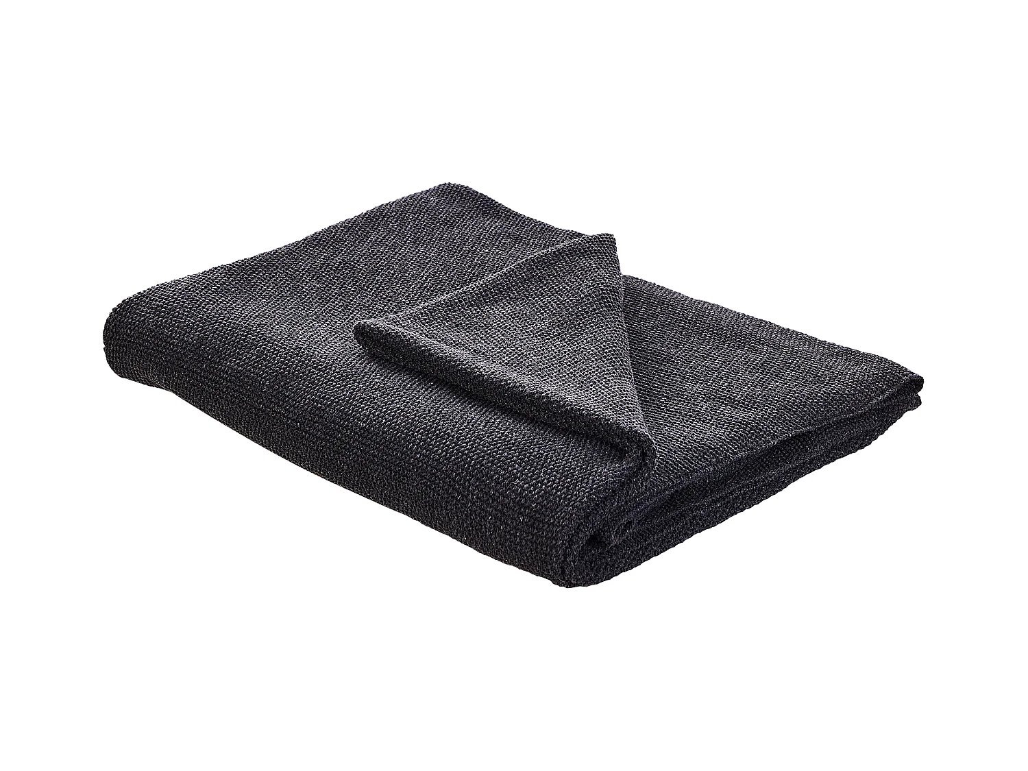 Couverture ASAKA Coton 130 x 180 cm Gris foncé