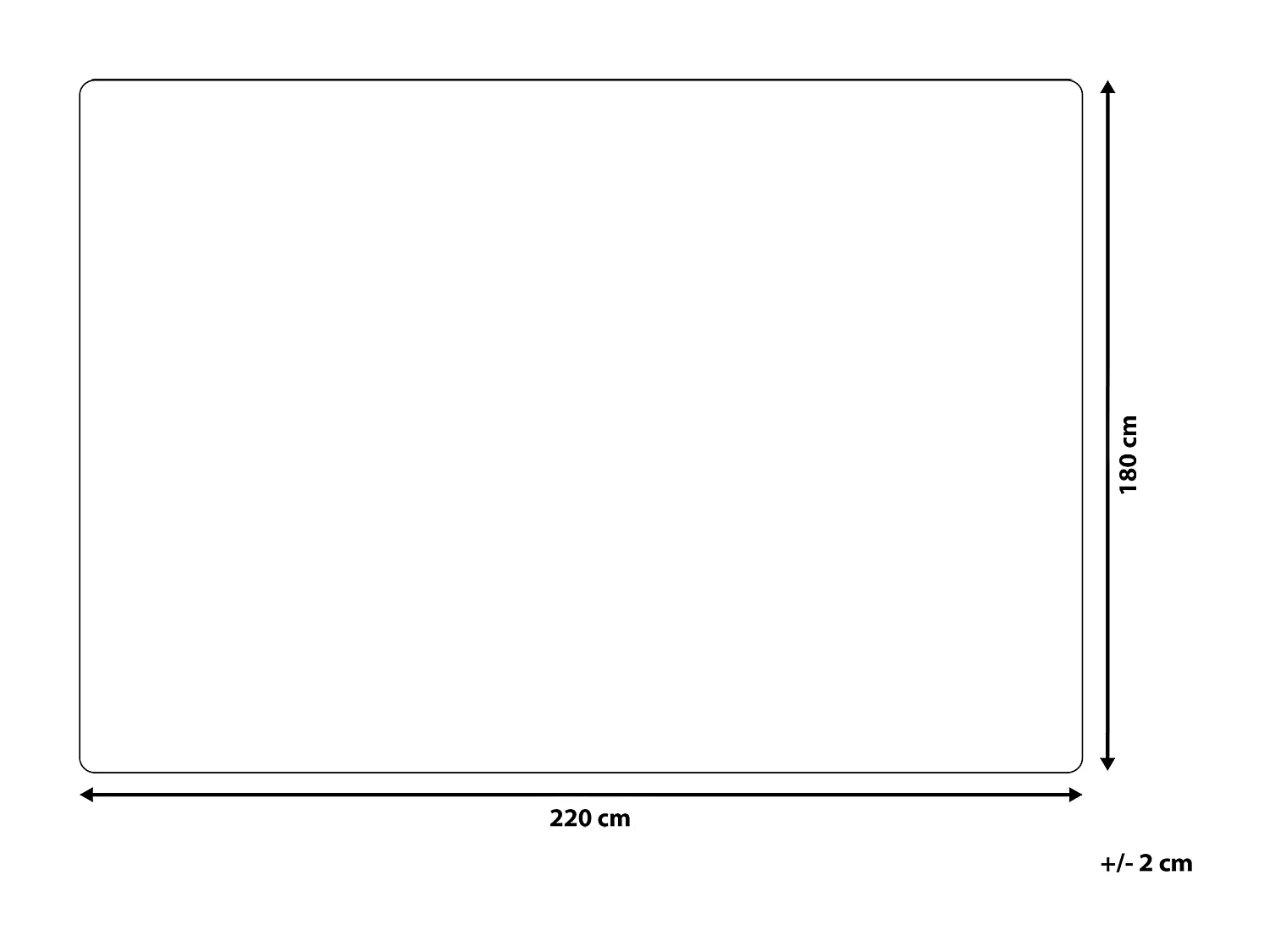 Manta TADDART Tela 180 x 220 cm Marrón