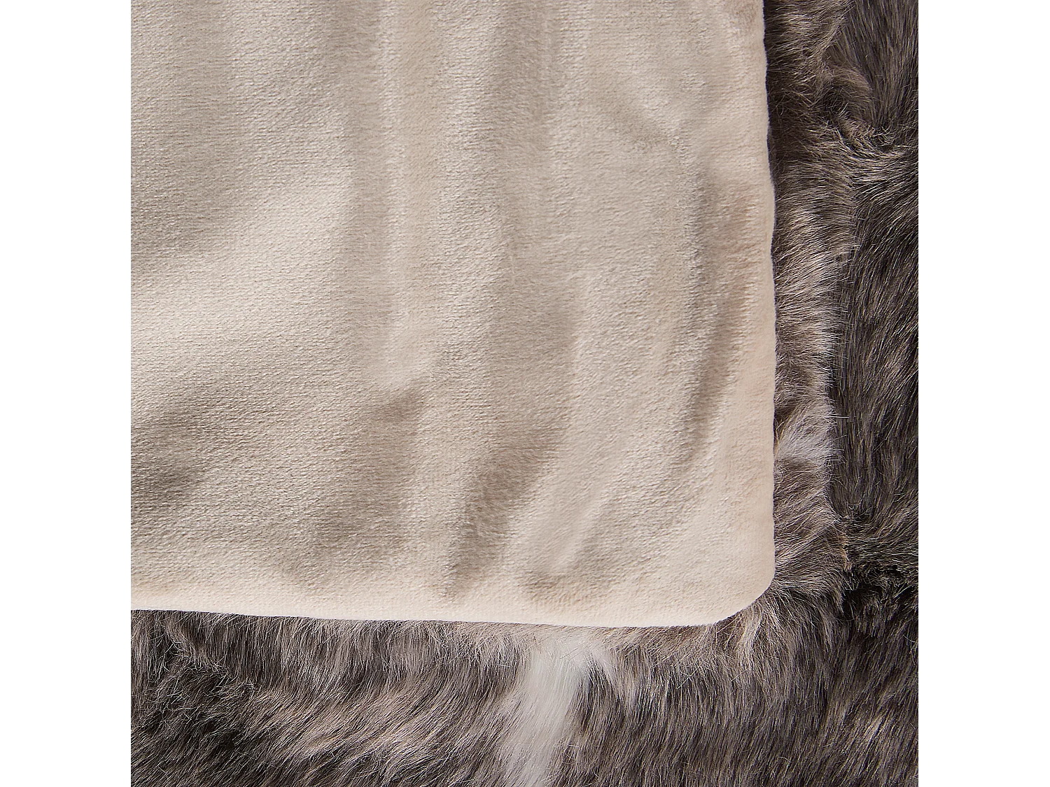 Coperta TADDART Tessuto 180 x 220 cm Marrone