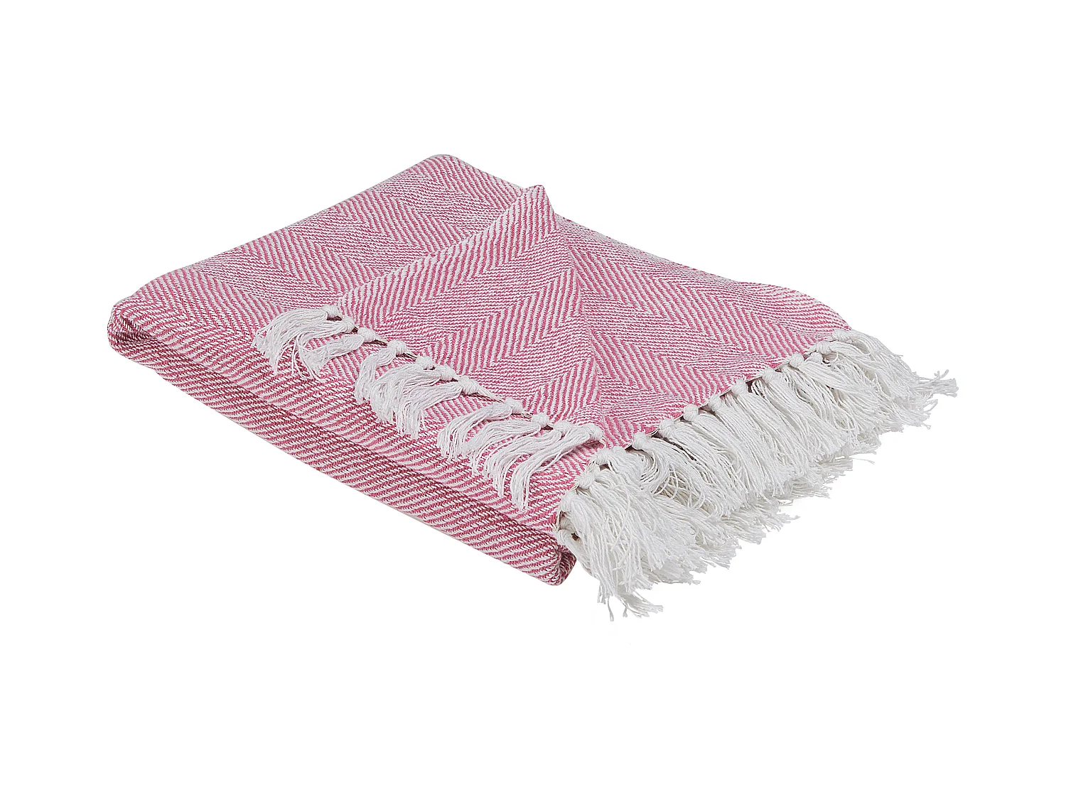 Couverture TANGIER Coton 130 x 160 cm Rose
