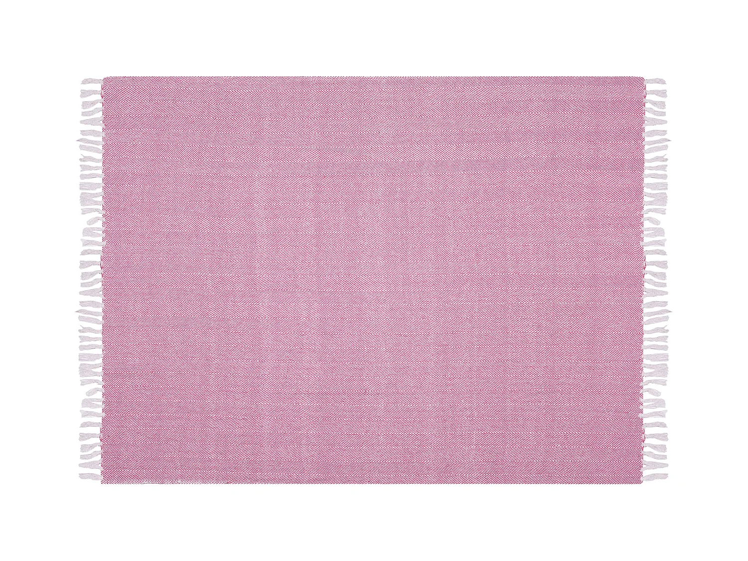Couverture TANGIER Coton 130 x 160 cm Rose