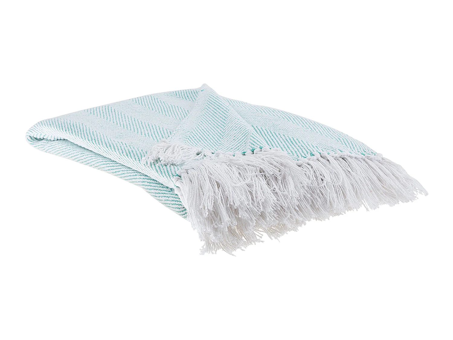 Coperta TANGIER Cotone 130 x 160 cm Verde menta