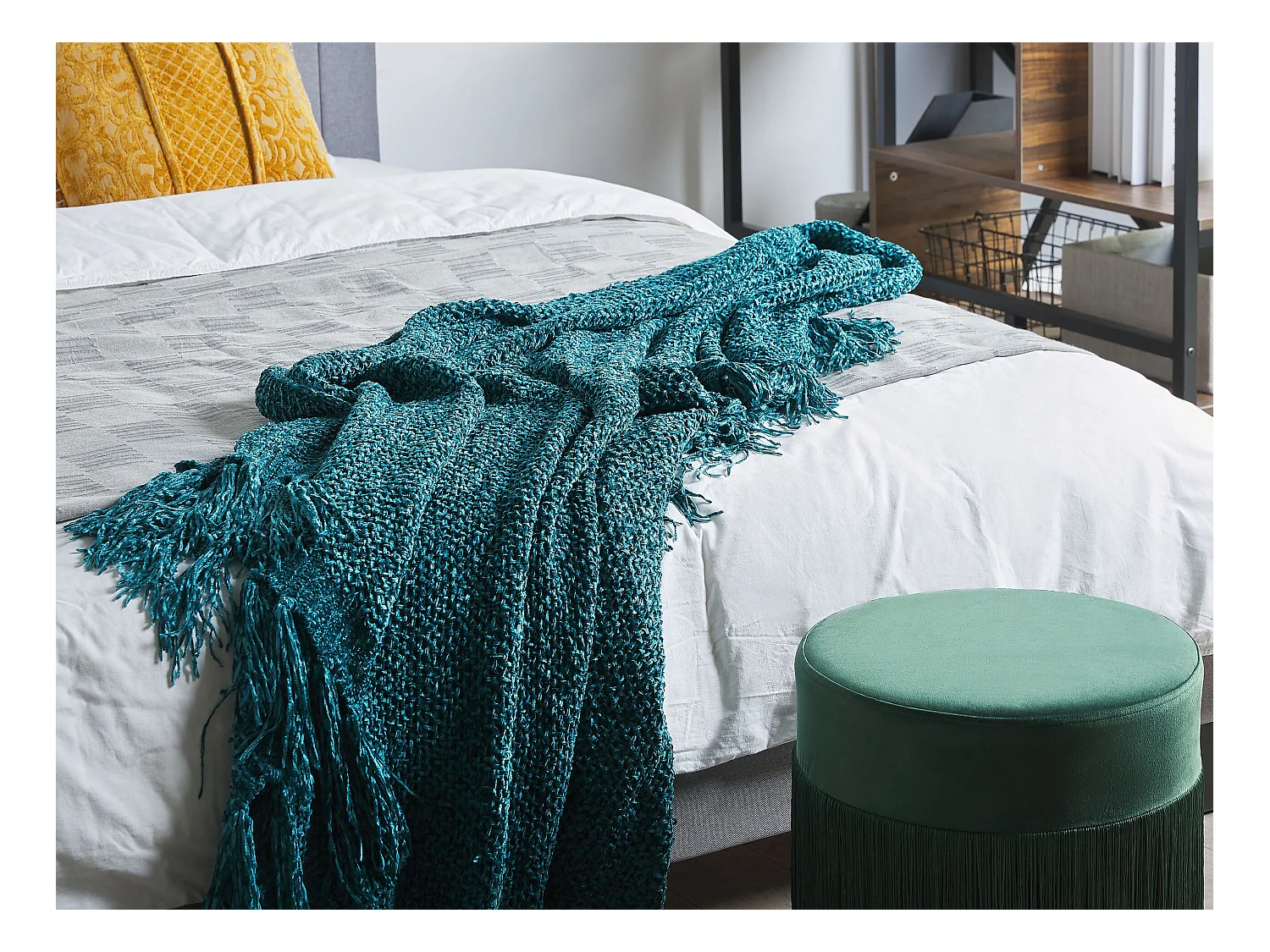 Couverture HAMAT 150 x 200 cm Vert émeraude