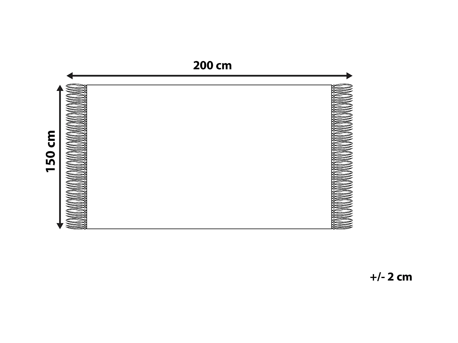 Couverture HAMAT 150 x 200 cm Vert émeraude