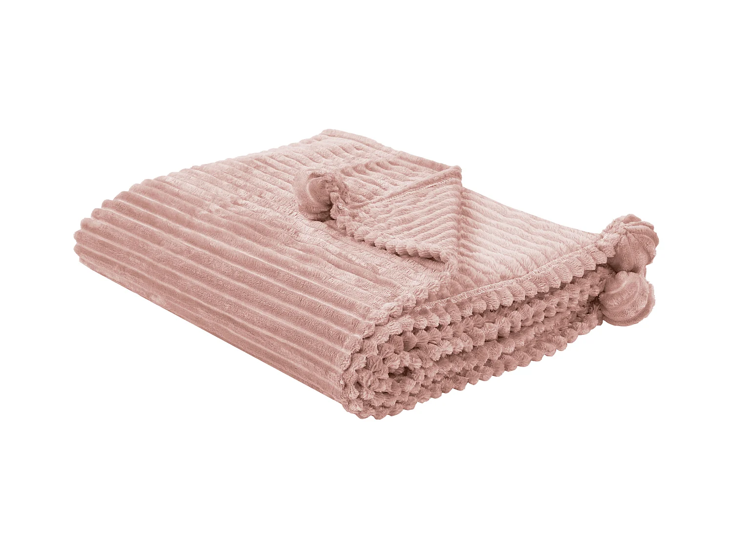 Kuscheldecke KAWERI 150 x 200 cm Rosa