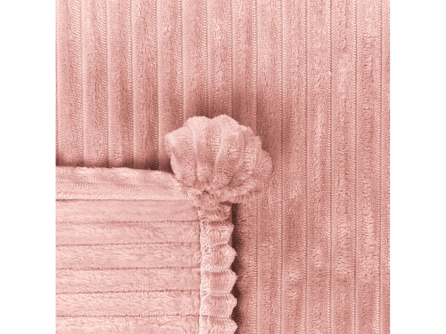 Koc KAWERI 150 x 200 cm Różowy