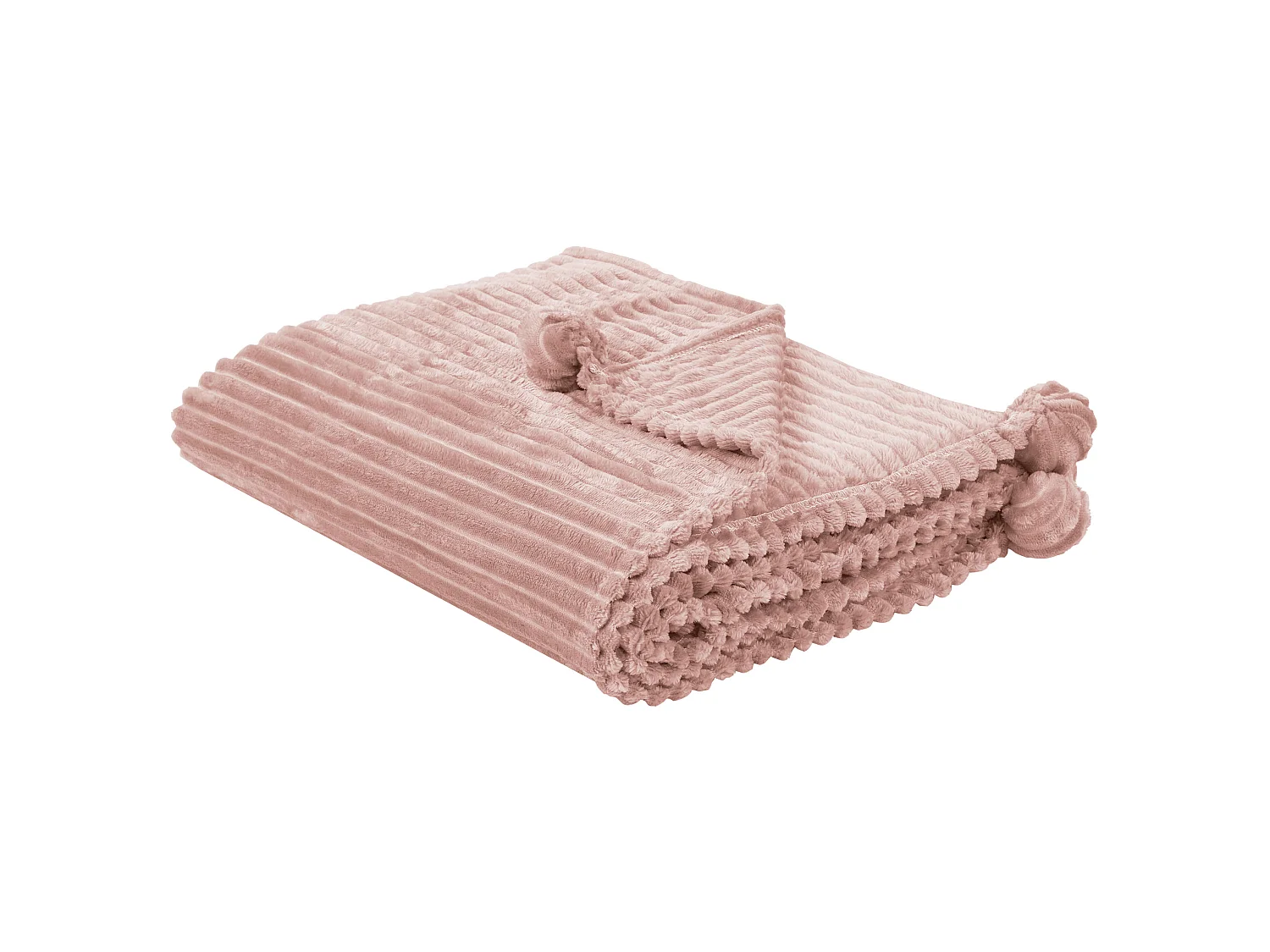 Kuscheldecke KAWERI 150 x 200 cm Rosa