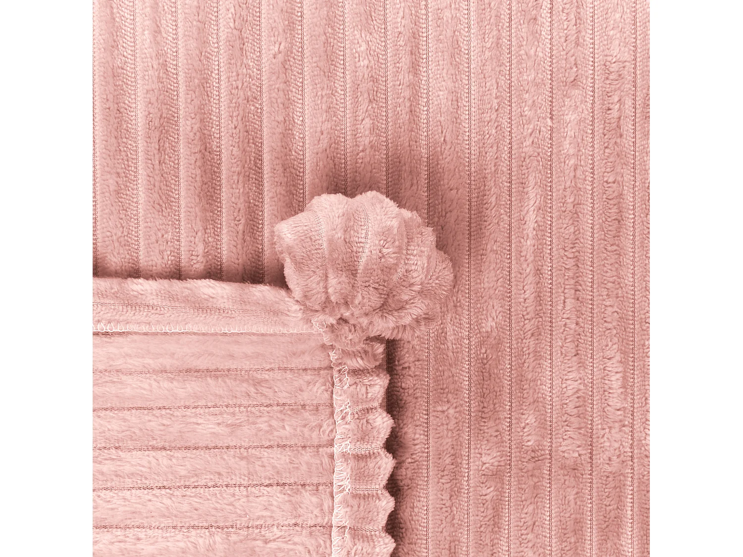 Kuscheldecke KAWERI 150 x 200 cm Rosa