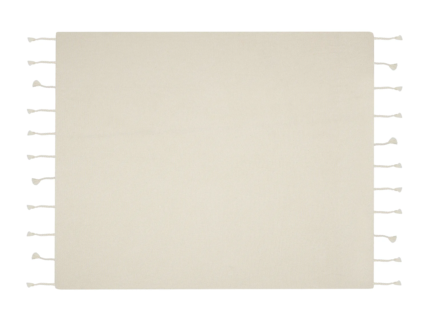 Manta NAZILLI Algodão 125 x 150 cm Creme