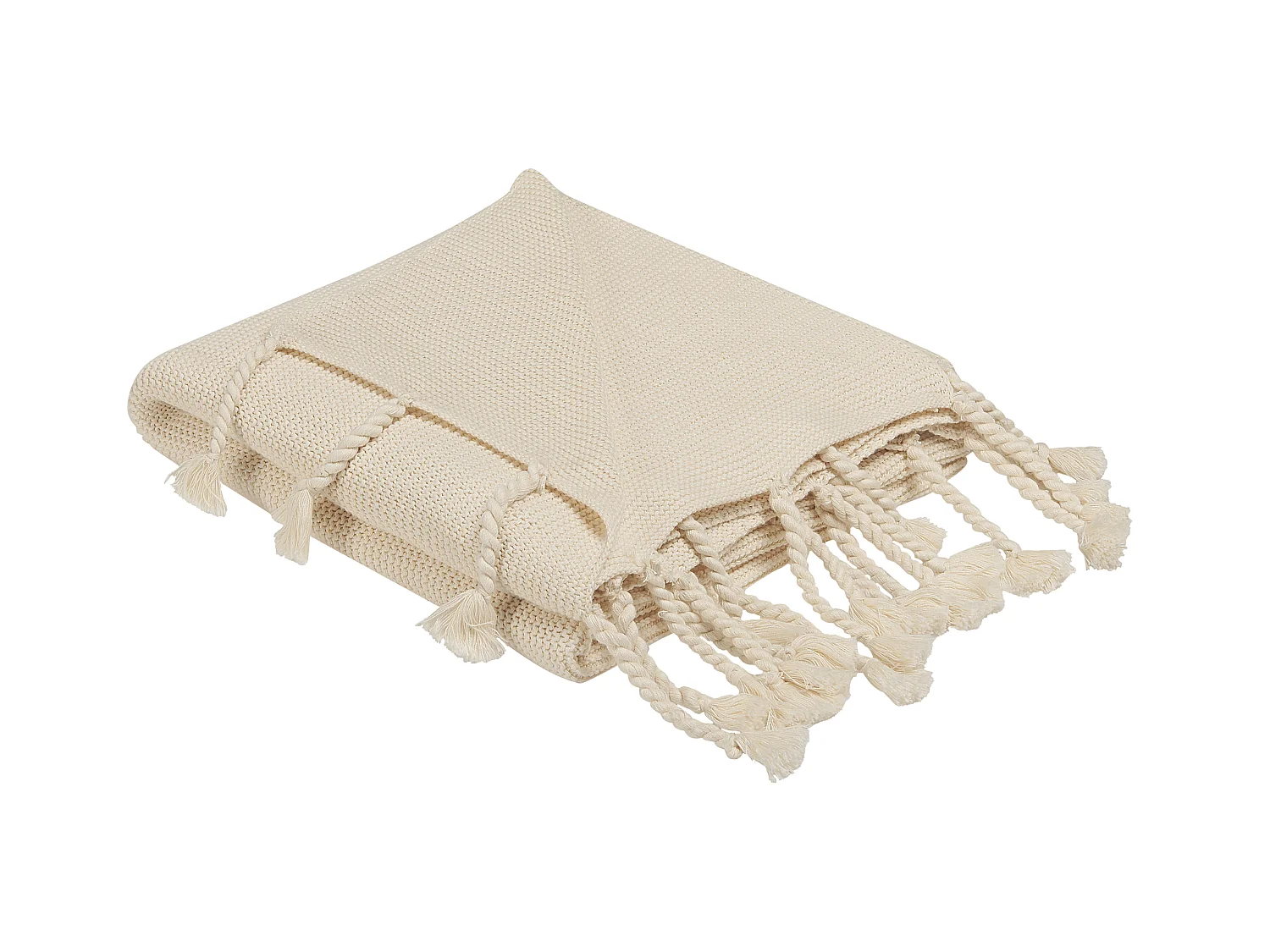 Plaid NAZILLI Katoen 125 x 150 cm Beige