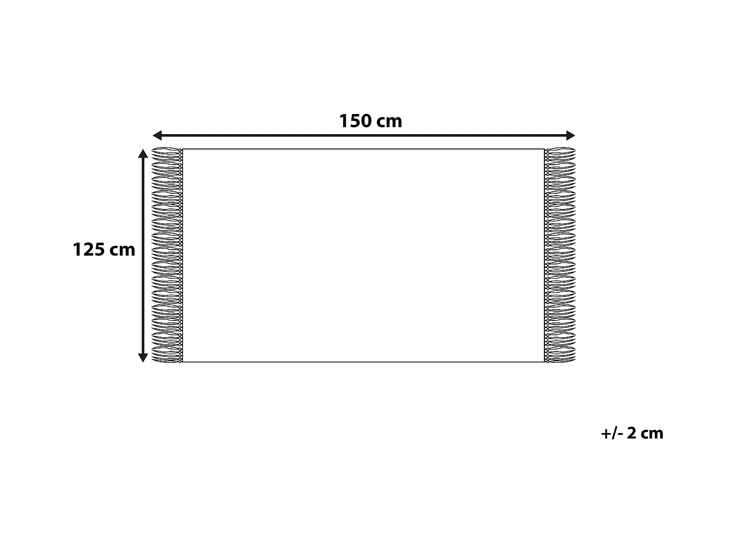 Coperta NAZILLI Cotone 125 x 150 cm Beige