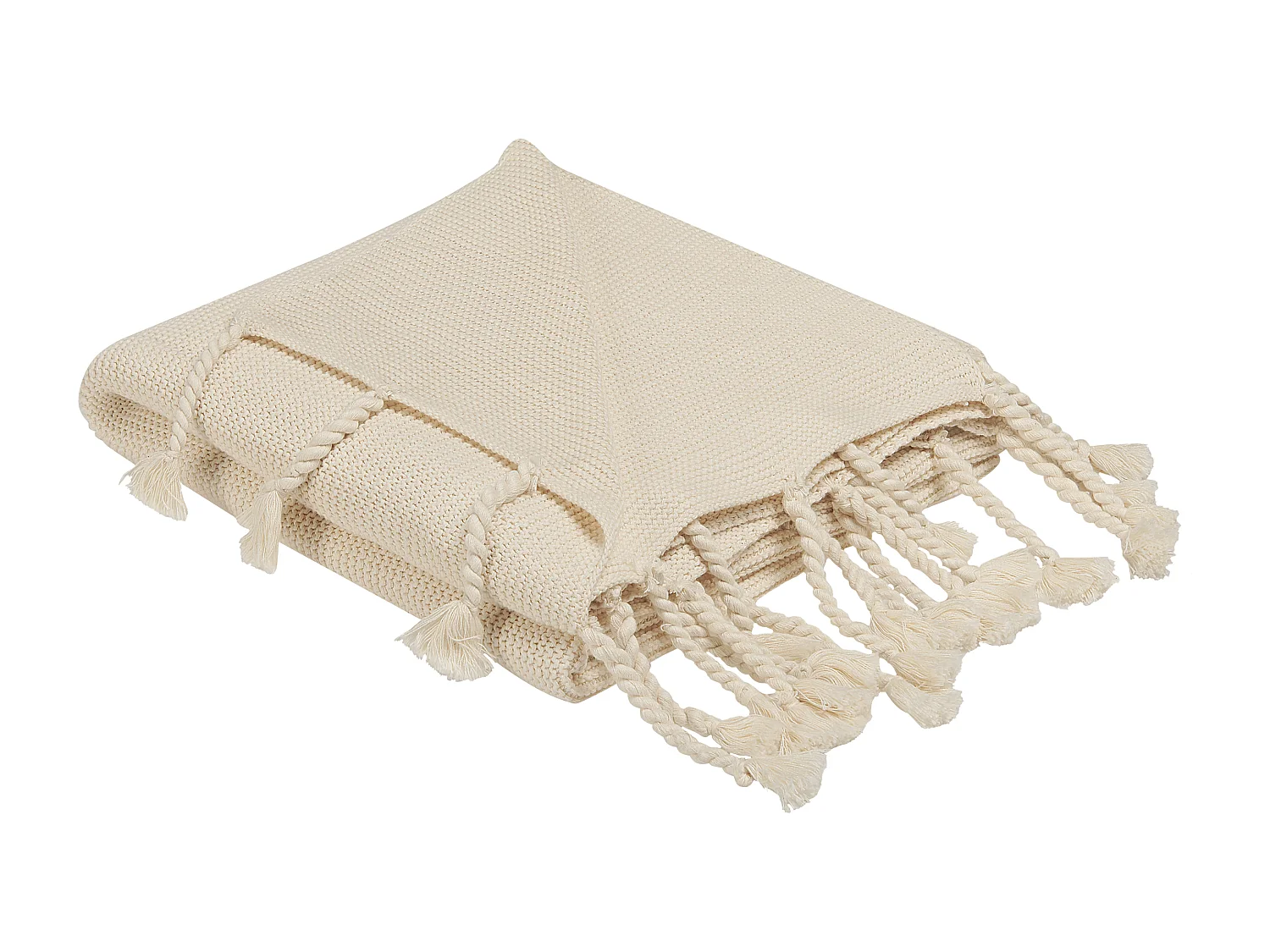 Couverture NAZILLI Coton 125 x 150 cm Beige