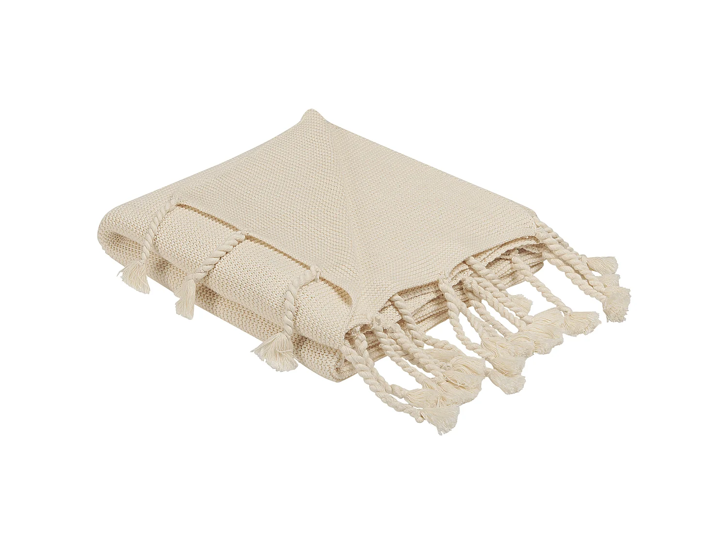 Couverture NAZILLI Coton 125 x 150 cm Beige
